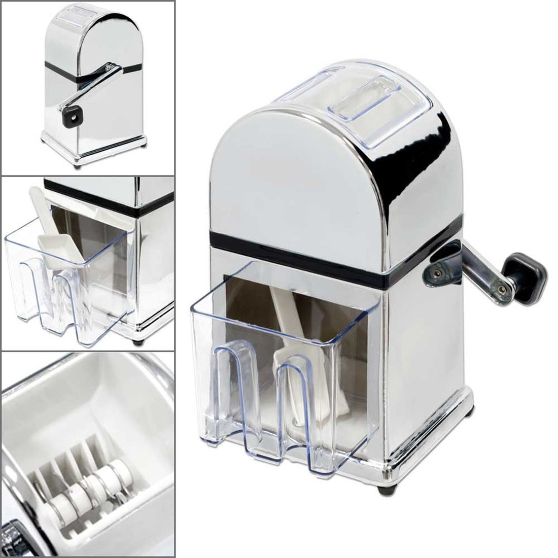Stalgast Ice Crusher, manuell, 16 x 13,5 x 27 cm (BxTxH)